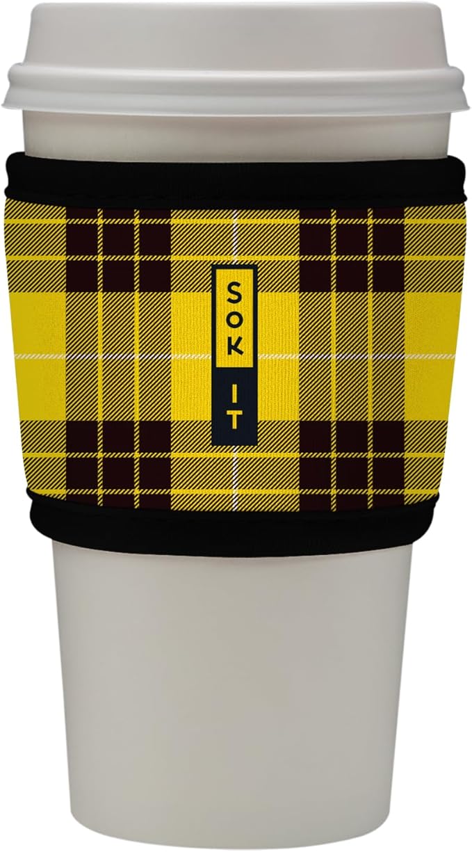 Sok It HotSok Coffee & Tea Reusable Insulated Neoprene Cup Sleeve (Clueless)