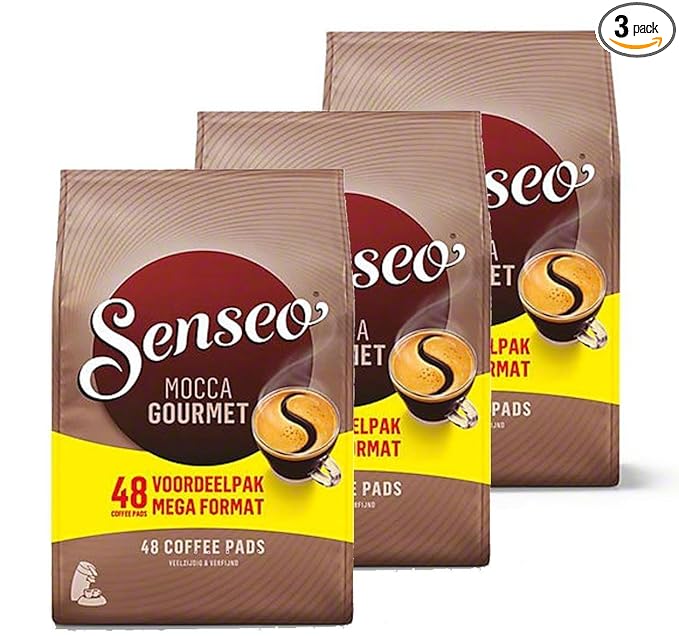 Senseo Mocca Gourmet Coffee Pods 144-count Pods, 48 Count (Pack of 3)