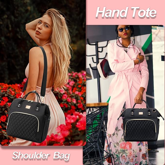 Weitars Lunch Bag for Women Cute Lunch Bag For Work,Insulated Lunch Box Cooler Bag Leakproof Wide-Open Lonchera Lunchbag Lunch Tote With Pockets And Adjustable Strap For Office Picnic Beach