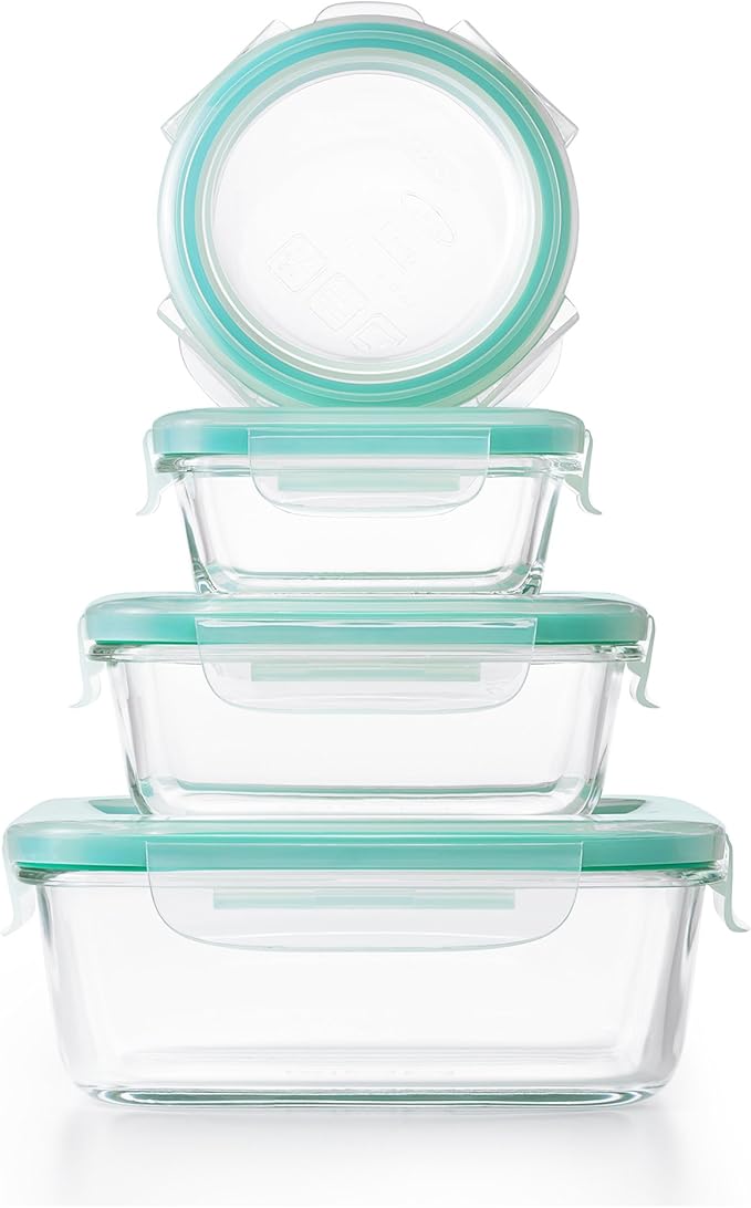 OXO Good Grips Smart Seal Airtight Container 12 Piece Glass Container Set