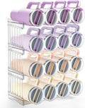 Upgraded Larger Tumbler Organizer for Stanley Cup 40 oz with Handle, Kitchen Storage for Stanley Cup Accessories, Pantry Organizers and Storage for Tumbler Mug Cup Gifts (Larger-16-bottle)
