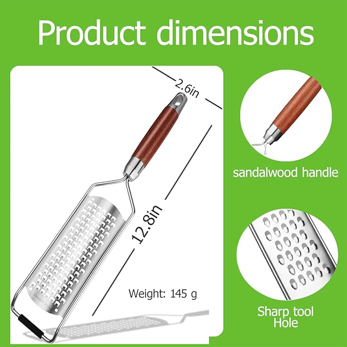 Nbippiooiwip cheese grater,zester grater with handle,and can easily handlelemons Vegetable,cheese and easy to handle without burden.