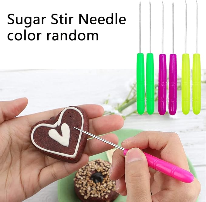 122Pieces Tipless Piping Bags - 100pcs Disposable Piping Pastry Bag for Royal Icing/Cookies Decorating - 10 Pastry Bag Ties,10 Clips &2 Scriber Needle - Best Cookie/Cake Decorating Tools (16 Inch)