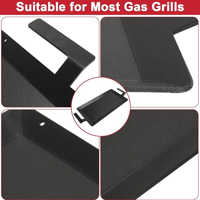 Carbon Steel Griddle for Stove Top Gas Grill, 24'' x 10'' Carbon Steel Flat Top Griddle for Induction Cooktop, Professional Cooking Griddle Pan for Made In Cookware