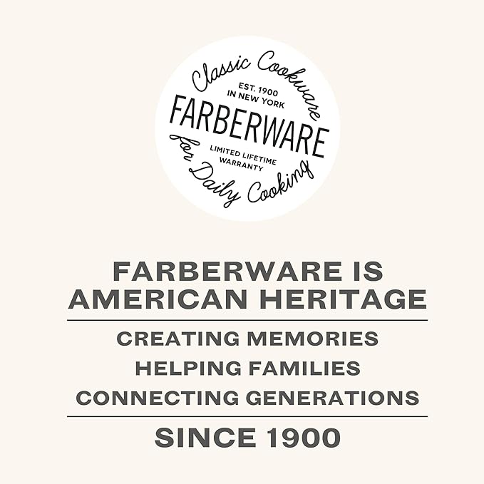 Farberware Classic Series Anniversary Edition Stainless Steel Sauté Pan and Lid with Helper Handle, Induction Suitable, 6 Quart Jumbo Cooker, Metal Utensil Safe - Stainless Steel