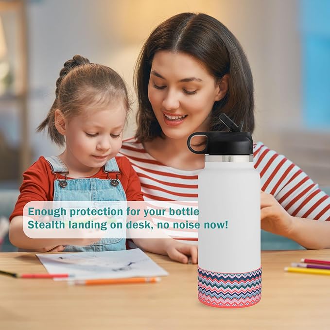 WK IEASON Protective Silicone Base Cover Boot for Hydro Flask Wide Mouth/Standard Mouth, Anti-Slip Silicone Bottom Bumper As Hydro Flask Water Bottle Accessories-2.83inch Bottom Diameter