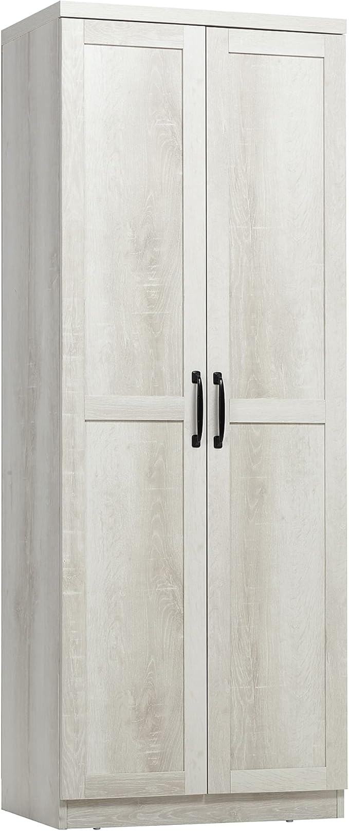 HOMCOM 63" 2-Door Kitchen Pantry, Freestanding Storage Cabinet with 5-Tier Shelving and 2 Adjustable Shelves for Dining Room, Antique White
