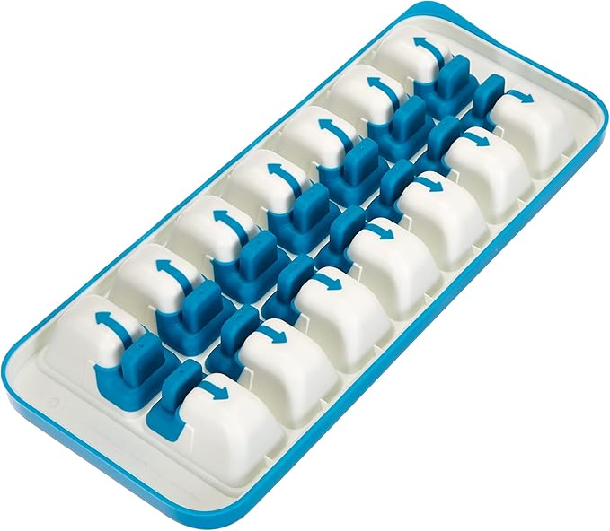 QuickSnap Plus Easy-Release Ice Cube Tray with Stackable Lid