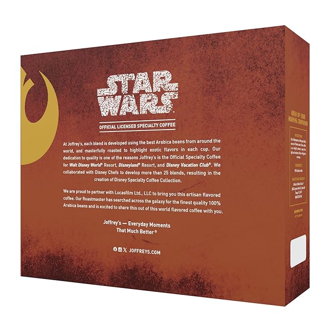 Joffrey's Coffee - Droids™ Trio Collection, STAR WARS Licensed Coffee Collection, Artisan Medium Roast, Brew or French Press (Ground, 11oz)