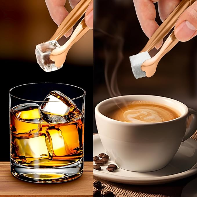 Mini Serving Tongs, Anytrp 18-Packs Stainless Steel Sugar Tongs, 4.3inch Ice Tongs Kitchen Tong Appetizers Tong for Coffee Bar, Tea Party, Desserts Party, Sugar and Ice Bucket