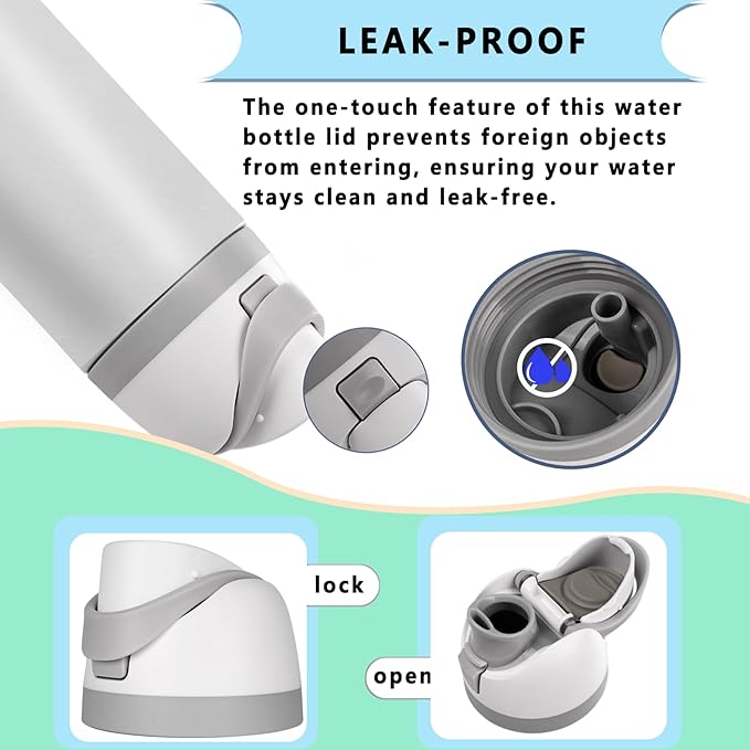 Replacement Lid for Owala Freesip Water Bottle, Compatible with Owala Lid and Cap, Premium Accessories for 16oz 24oz 32oz 40oz Bottles,Leak-Proof,BPA-Free