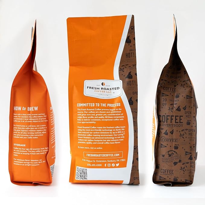 Fresh Roasted Coffee, Sangallo Italian Craft Artisan Blend, 12 oz, Medium Roast, Kosher, Whole Bean