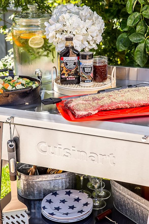 Cuisinart CCP-1000, Pre-Seasoned Cast Iron Griddle Pan, 10"