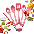 Starpack 'Like a Boss' XL Premium Silicone Cooking Utensils Set (6 Pcs) 13" - Heat Resistant Kitchen Utensils 600°F - Non-Stick Silicone Utensil Set - Large Kitchen Utensils Set for Cooking & Serving