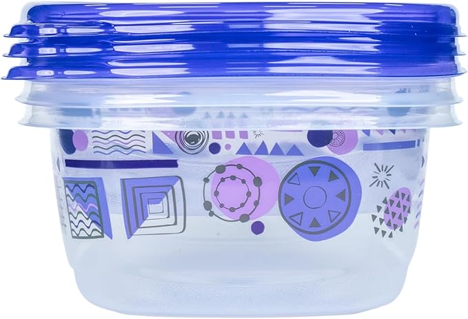 Glad GladWare Matchware Food Storage Containers, Value Pack - BPA Free Containers and Lids in a Variety of Sizes to Hold and Store Food Lock Tight Seal, 20 Count - 2 Pack