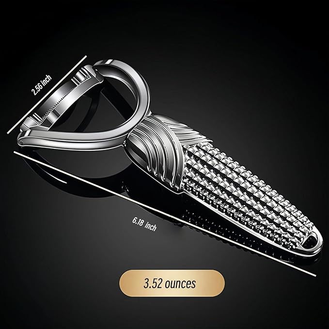 TEEVEA Corn Peeler and Cob Stripper Tool - Stainless Steel Kernel Remover & Cutter for Corn on Cob