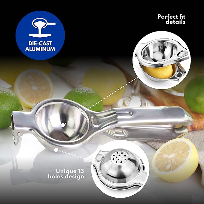 New Star Foodservice 43280 Stainless Steel Lemon Squeezer