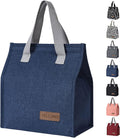 TELLUMO Lunch bag, Insulated Lunch Bag for Women Men Large Lunch Box Container Reusable Leakproof Tote for Office, Work, School, Beach or Travel (Blue)