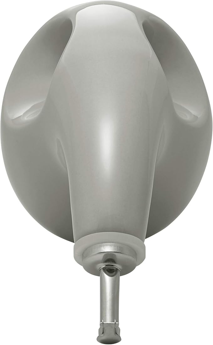 Rachael Ray Solid Glaze Ceramics EVOO Olive Oil Bottle Dispenser with Spout - 24 Ounce , Gray