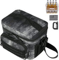 DBTAC Tactical Lunch Bag for Men Women, 12 Cans Insulated Lunch Box for Adult | 9L Leakproof Lunch Cooler Tote for Work Office Outdoor Travel | Soft Easy To Clean Liner x2, LE Camo