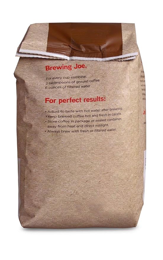 Joe Knows Coffee Dark Roast, Ground Coffee, Tall Dark and Handsome, 2 Pounds