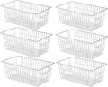 SANNO 15.7in Freezer Baskets Bins - Freezer Storage Containers Organizer for Office, Bathroom, Pantry