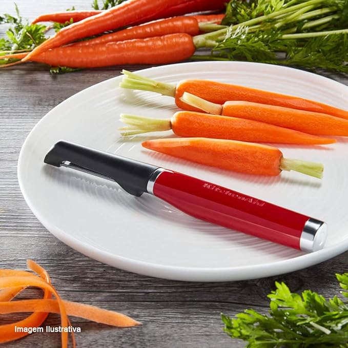 KitchenAid Gourmet Euro Peeler, 8.7-Inch, Red