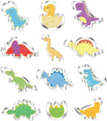 New Dinosaur Cookie Cutters Set,Mini Small Sizes,12pcs Biscuit Molds for Kids,Cookie Molds for Baking, DIY, Kitchen, Cake, Kid's Dinosaur Shapes