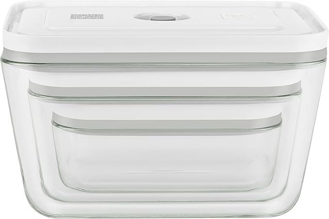 ZWILLING Fresh & Save 3-pc Glass Food Storage Container, Meal Prep Container- Assorted Sizes