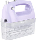 Lord Eagle Hand Mixer Electric 400W, 5 Speed handheld Mixer, 5 Stainless Steel Accessories for Baking Cake Egg Cream Food Beater, Turbo Boost/Self-Control Speed + Eject Button