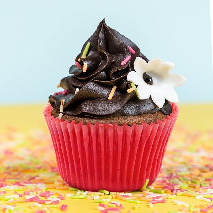 Baking Cups, 100 pieces Paper Muffin Wrapper Molds Nonstick Cupcake Holders for Wedding, Birthday, Baby Shower or Holiday Party