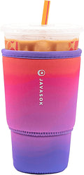Sok It JavaSok Iced Coffee & Cold Soda Insulated Neoprene Cup Sleeve (Twilight, Large: 30-32oz)