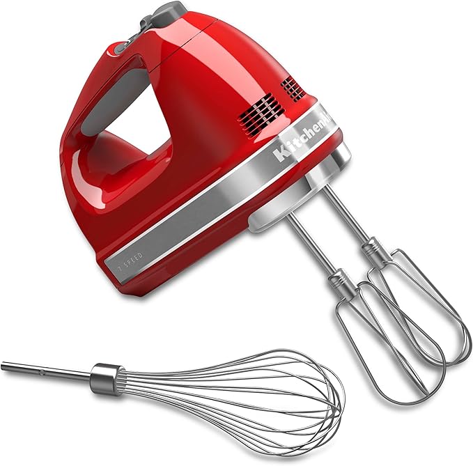KitchenAid 7-Speed Hand Mixer - KHM7210 - Empire Red