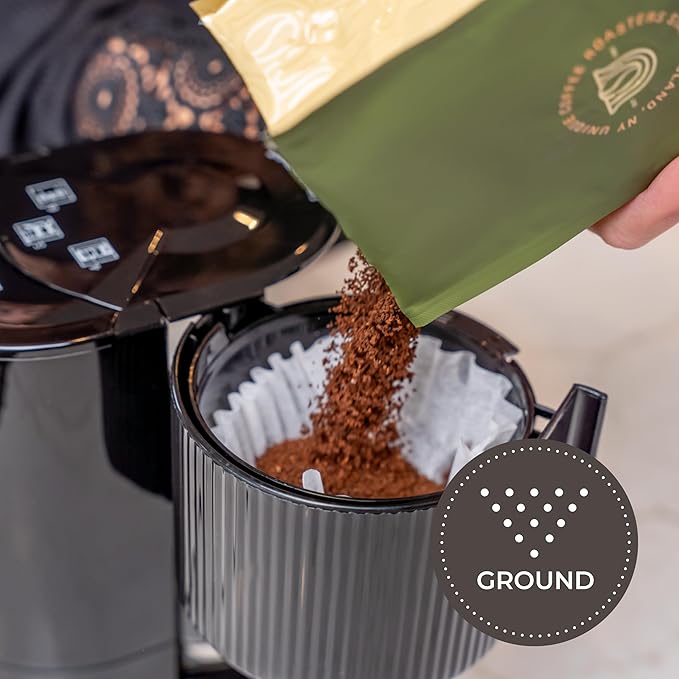 Holiday Peppermint Candycane Flavored Ground Coffee, 1 LB (16 oz) bag, Medium Roast, 100% Arabica Premium Quality Flavor