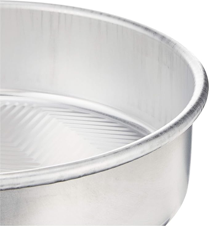Nordic Ware Prism 9-Inch Round Cake Pan, 2-Pack, Natural