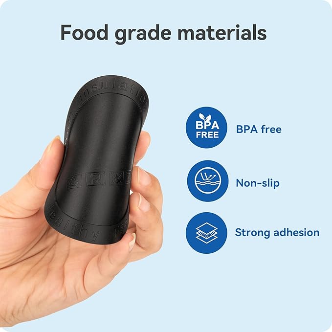 Silicone Bottom Protector for the Bottom of Mugs and Other Containers with a Bottom Diameter of 3.74" 95 mm,Multi-Use Non-Slip Mat(2 Pack)