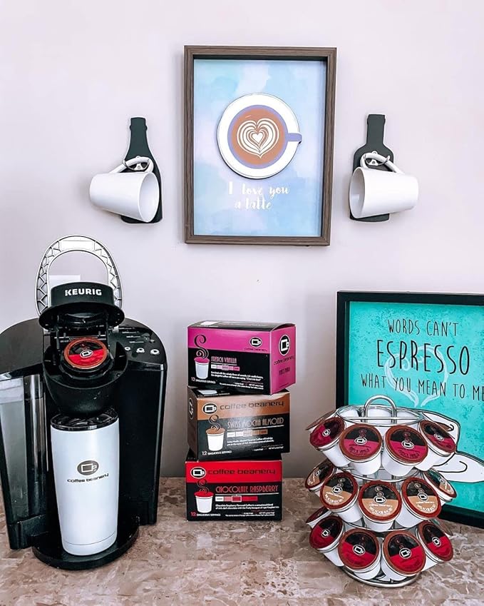Dark Chocolate Almond Decaf Coffee Pods by Coffee Beanery | 12ct Medium Roast Arbica Coffee