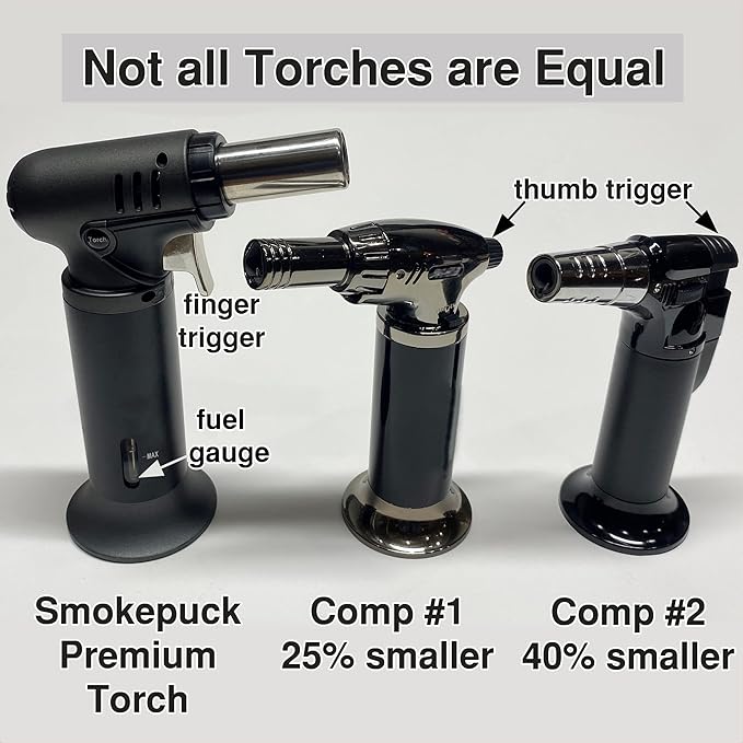 Cocktail Smoker Kit - Made in USA - Lifetime Warrenty - Apple+Cherry+Walnut Wood Chips - Create Smoked Old Fashioned - Great Bourbon Gift - Includes Premium Torch & NEW Gift Box. (No Butane)