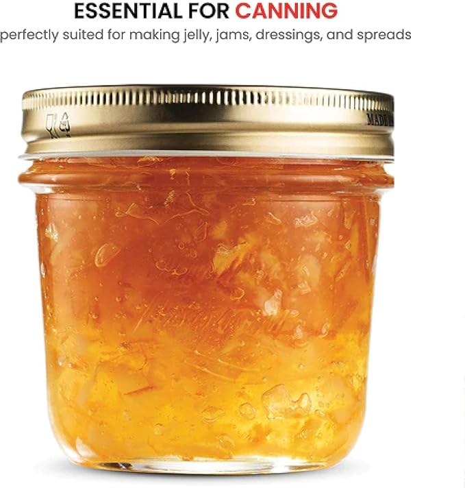 Bormioli Rocco Quattro Stagioni 6.75 oz Glass Preserving Jar (Set of 6) - Wide‑Mouth Twist‑Top Canister with Airtight Seal - Bee embossed Storage & Serving Vessel - Made in Italy, BPA‑Free