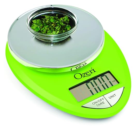 Ozeri Pro Digital Kitchen Food Scale, 0.05 oz to 12 lbs (1 gram to 5.4 kg)