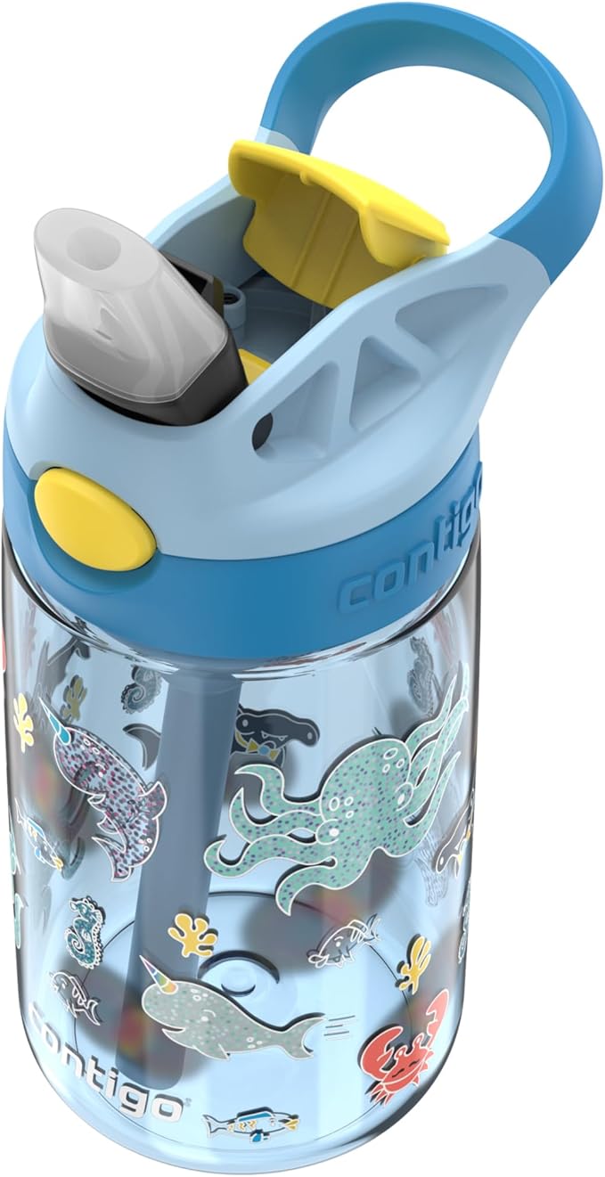 Contigo Kids Water Bottle with Redesigned AUTOSPOUT Straw, 14 oz