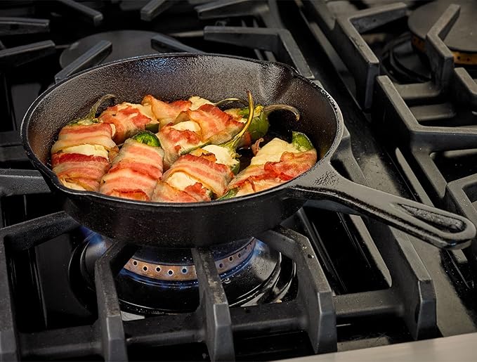 Mercer Culinary Pre-Seasoned Cast Iron Skillet, 8-Inch