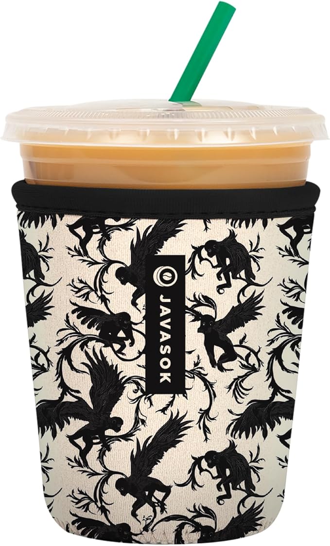 Sok It JavaSok Iced Coffee & Cold Soda Insulated Neoprene Cup Sleeve (Monkey Business, Small: 16-20oz)