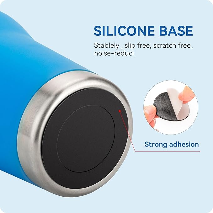Silicone Bottom Protector for the Bottom of Mugs and Other Containers with a Bottom Diameter of 1.77" 45 mm,Multi-Use Non-Slip Mat (6 Pack)