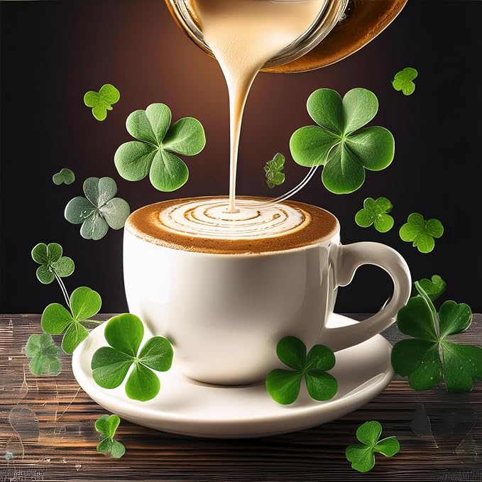 Fresh Roasted Coffee, Decaf Irish Cream Flavored Coffee, 2 lb (32 oz), Medium Roast, Kosher, Whole Bean