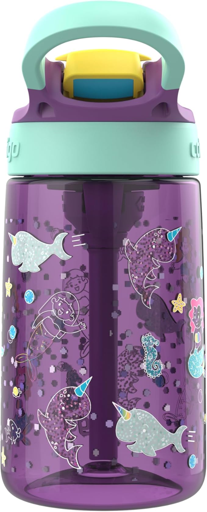 Contigo Kids Water Bottle with Redesigned AUTOSPOUT Straw, 14 oz