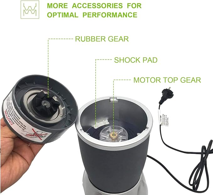 7 Pieces Blade Replacement Parts Blender Extractor Cross Blade Compatible with Nutribullet 600W and Pro 900W