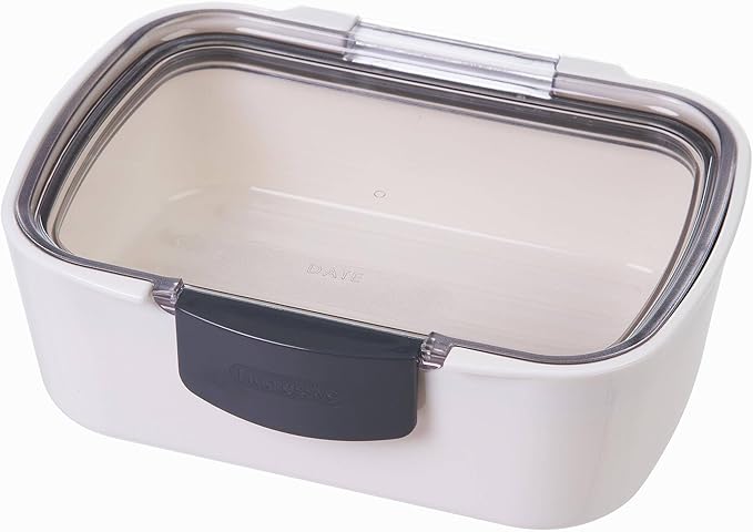 ProKeeper Progressive International Prepworks Mini Deli Air Tight Silicone Sealed Food Storage Container with Clear Dry Erase Compatible Lid, 5.75 Inches Long