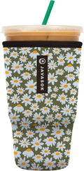 Sok It JavaSok Iced Coffee & Cold Soda Insulated Neoprene Cup Sleeve (Chamomile China, XLarge: 38-42oz)