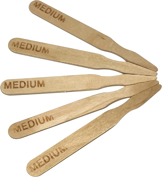 KingSeal 5000 Count 3.5 Inch Natural Birch Wood Steak Markers, Heat Stamped, Medium, Eco Friendly, Commercial Bulk Pack - 10 Boxes x 500 Markers